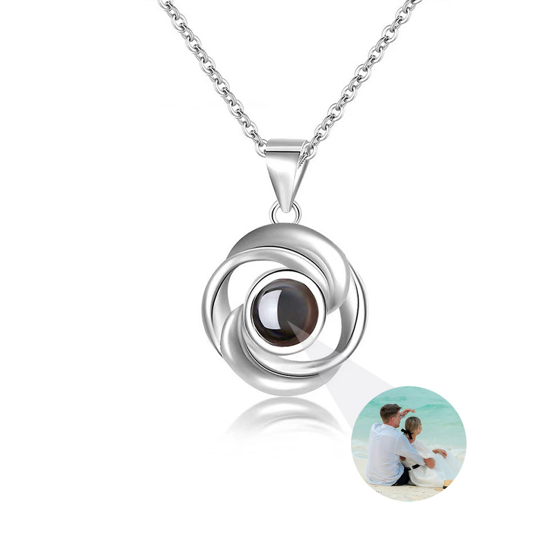 Plant Sensor - Custom Photo Necklace Personalized Picture Projection