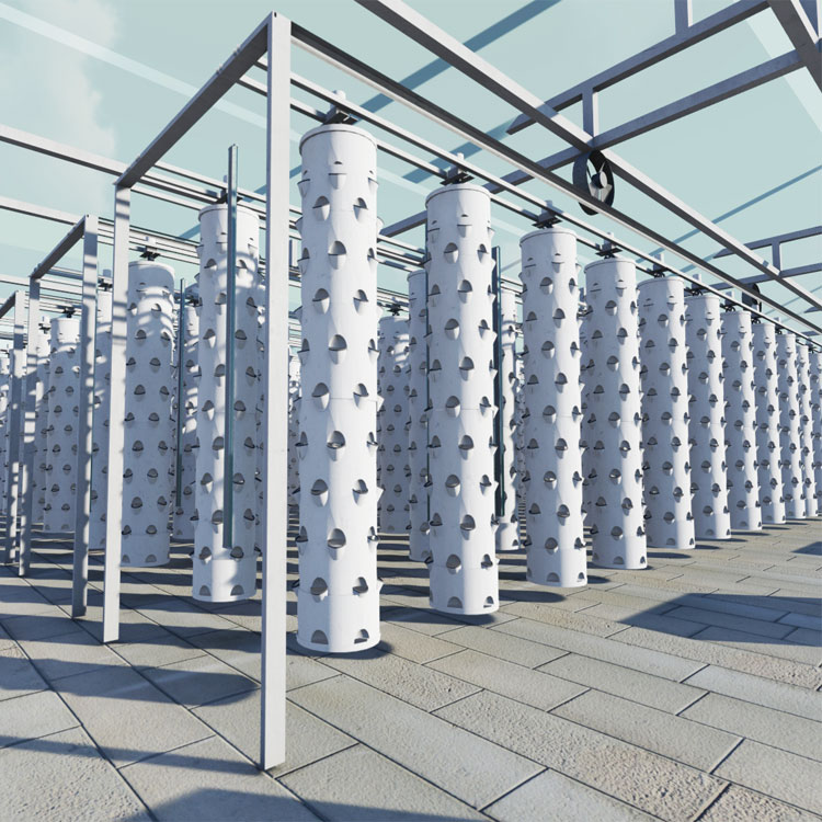 Smart Hanging Column Hydroponi - đánh giá và giá Hydroponic Tower
