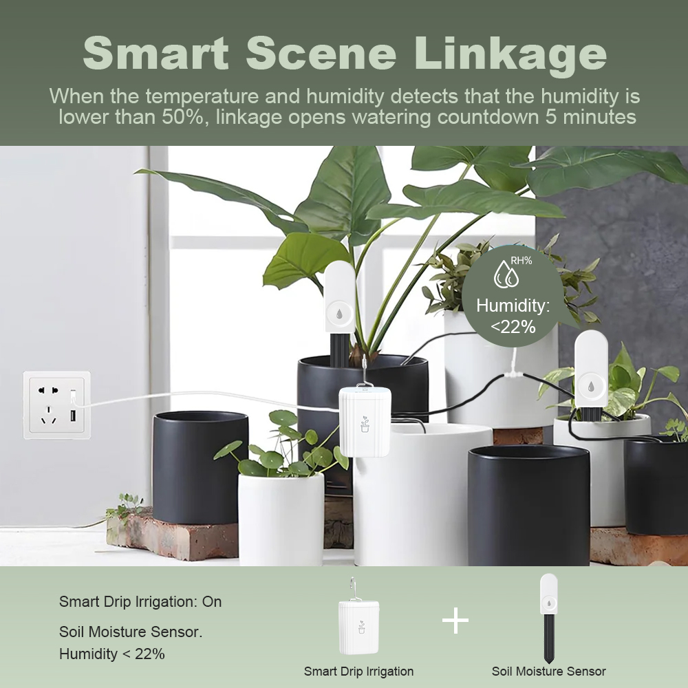 5pcs ZigBee 3.0 Soil Moisture  - đánh giá và giá Plant Monitor