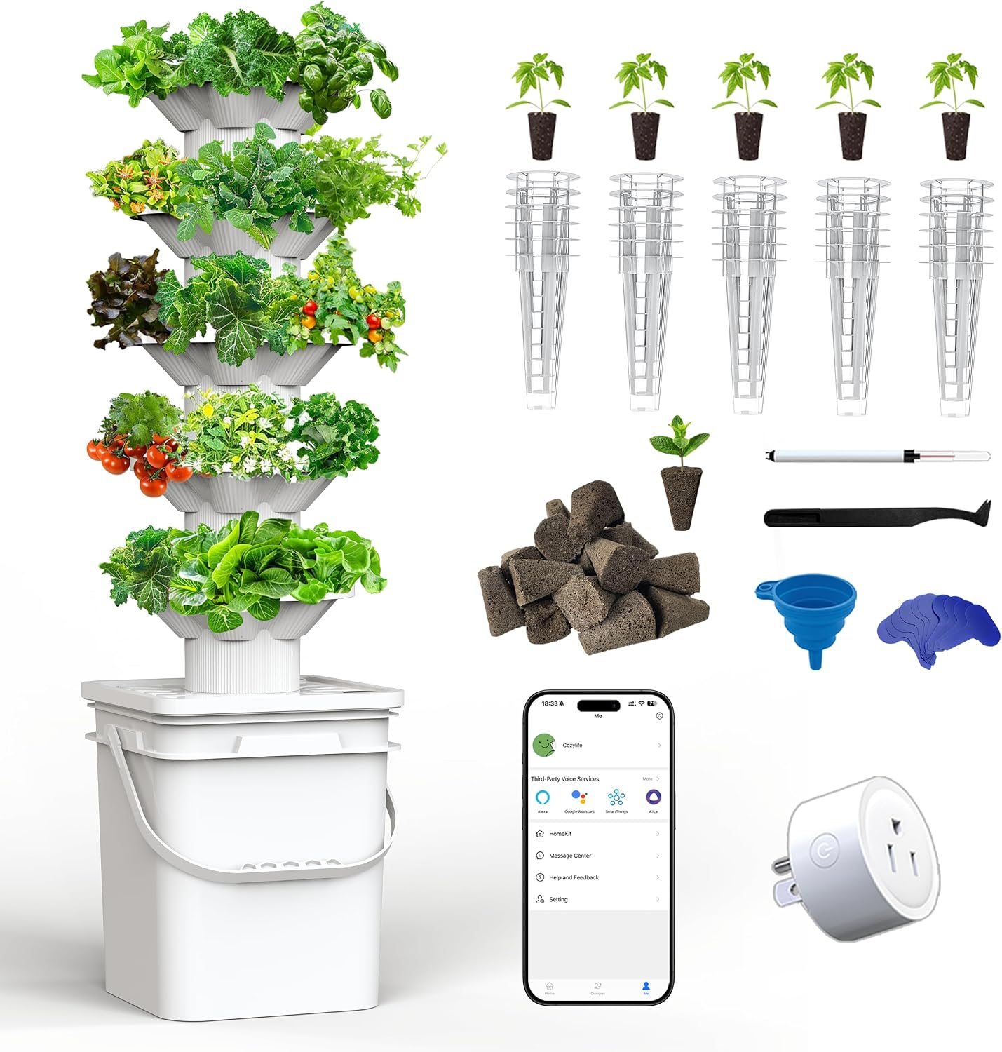 Hydroponics Growing System Kit - đánh giá và giá Indoor Garden Kit