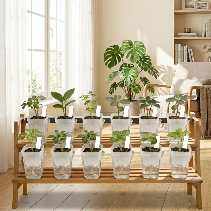 16/32 Pack Self-Watering Plant - đánh giá và giá Plant Monitor