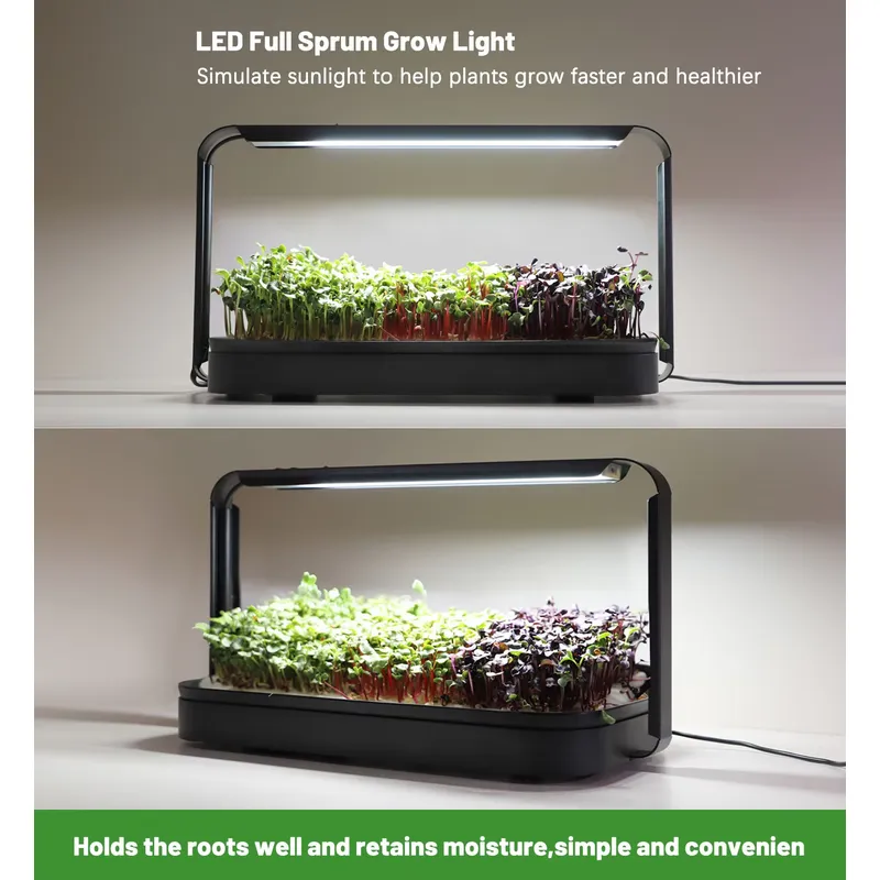 Hydroponic Tray Indoor Microgr - đánh giá và giá Indoor Garden Kit