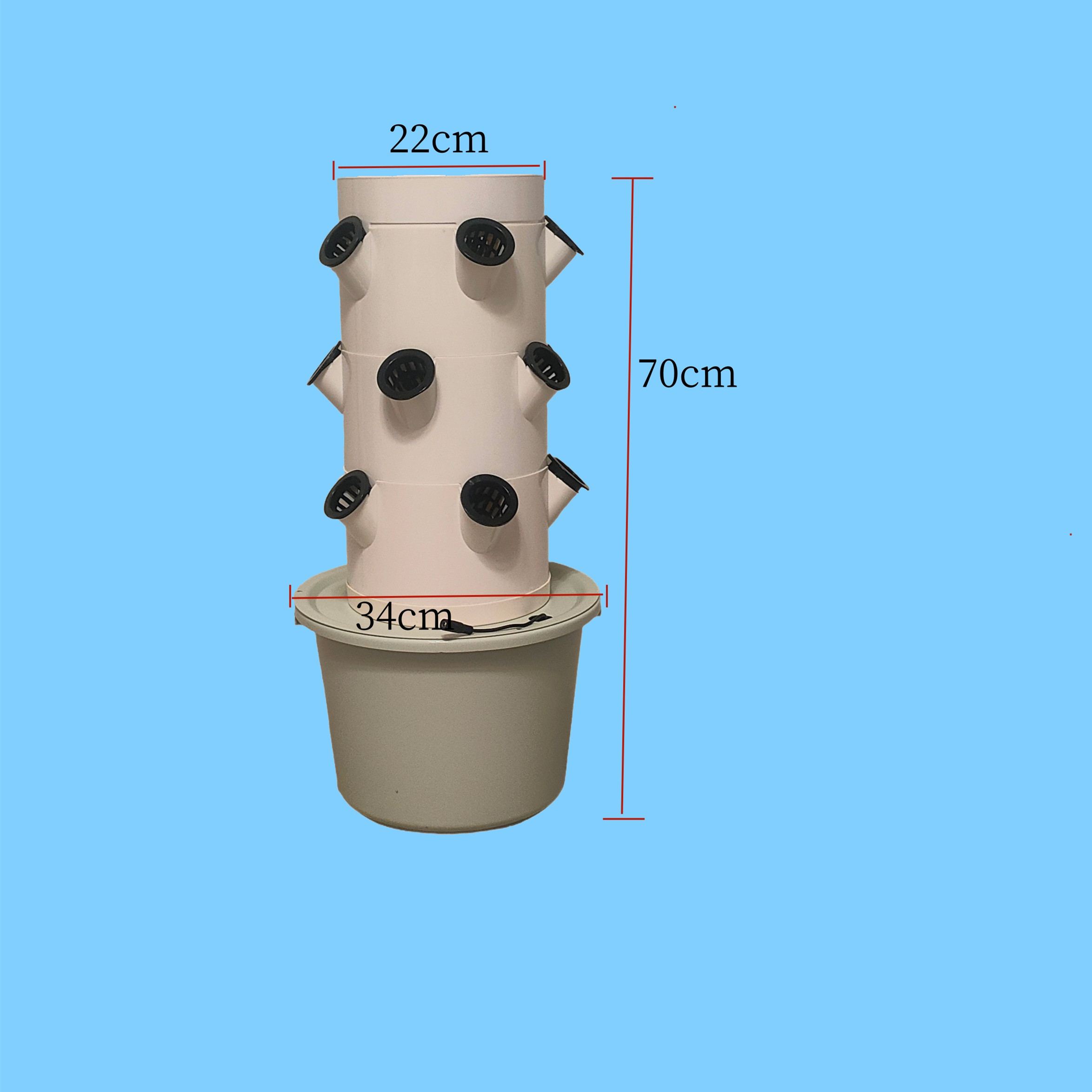 Vertical Hydroponic Growing Sy - đánh giá và giá Indoor Garden Kit